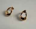 Pendientes Ovalados Dorado