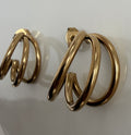 Pendientes Triple Línea