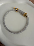 Pulsera Malla Trenzada Plata