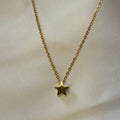 Collar Dije Estrella Bicolor