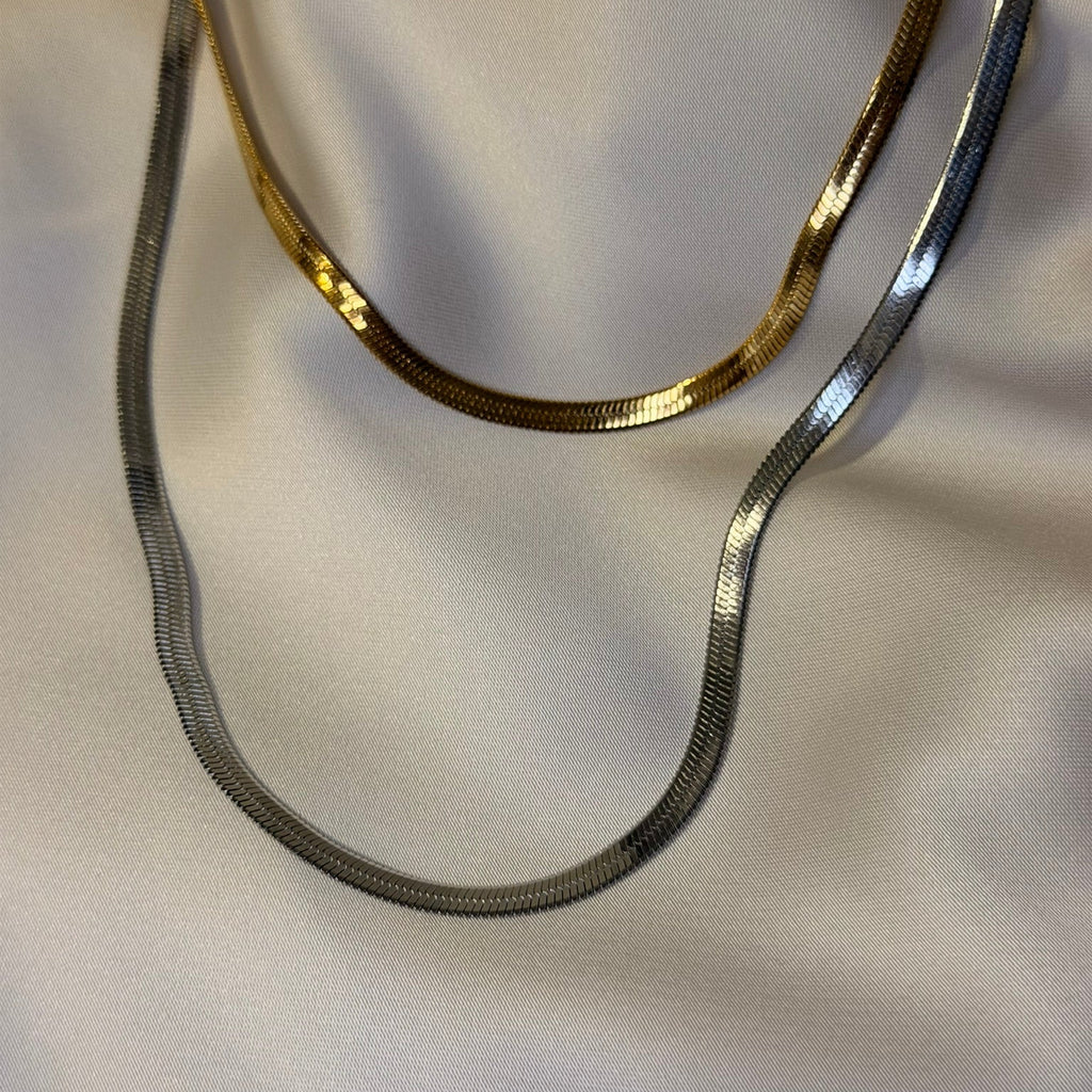 Collar Serpiente Doble Capa Unisex