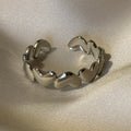 Anillo Corazones Chapado Oro 18K | Acero Inoxidable PVD